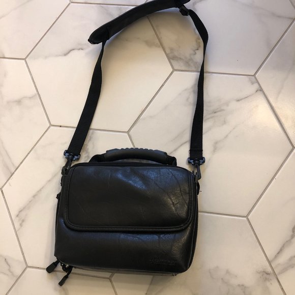 Vintage Memorex Black Electronic Storage Bag Padded‎ Excellent Condition - Picture 2 of 11